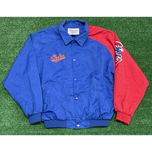 Vintage 90s Starter Diamond Collection Cubs Varsity Jacket Men's Size Large